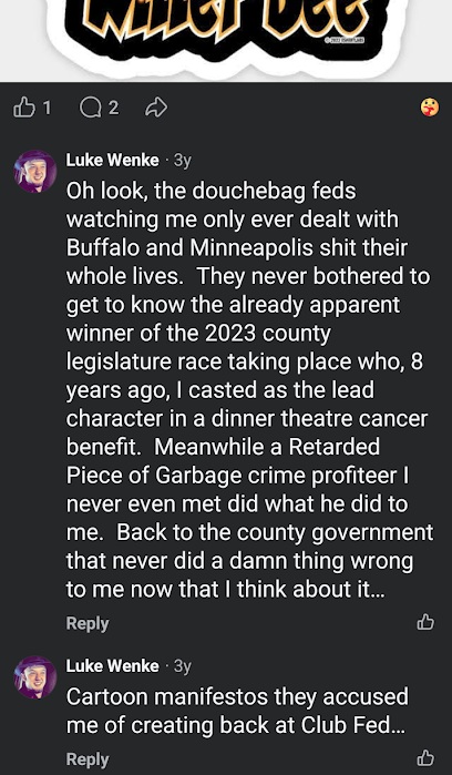 luke wenke facebook screenshot obsessing over western ny businessman carl paladino april 2023