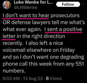 luke wenke x twitter screenshot letter writing obsession 2203