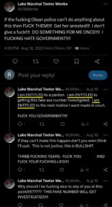 luke wenke twitter screenshot owed demands 2023 x entitled