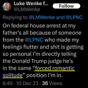 luke wenke x twitter screenshot incel talk 2023